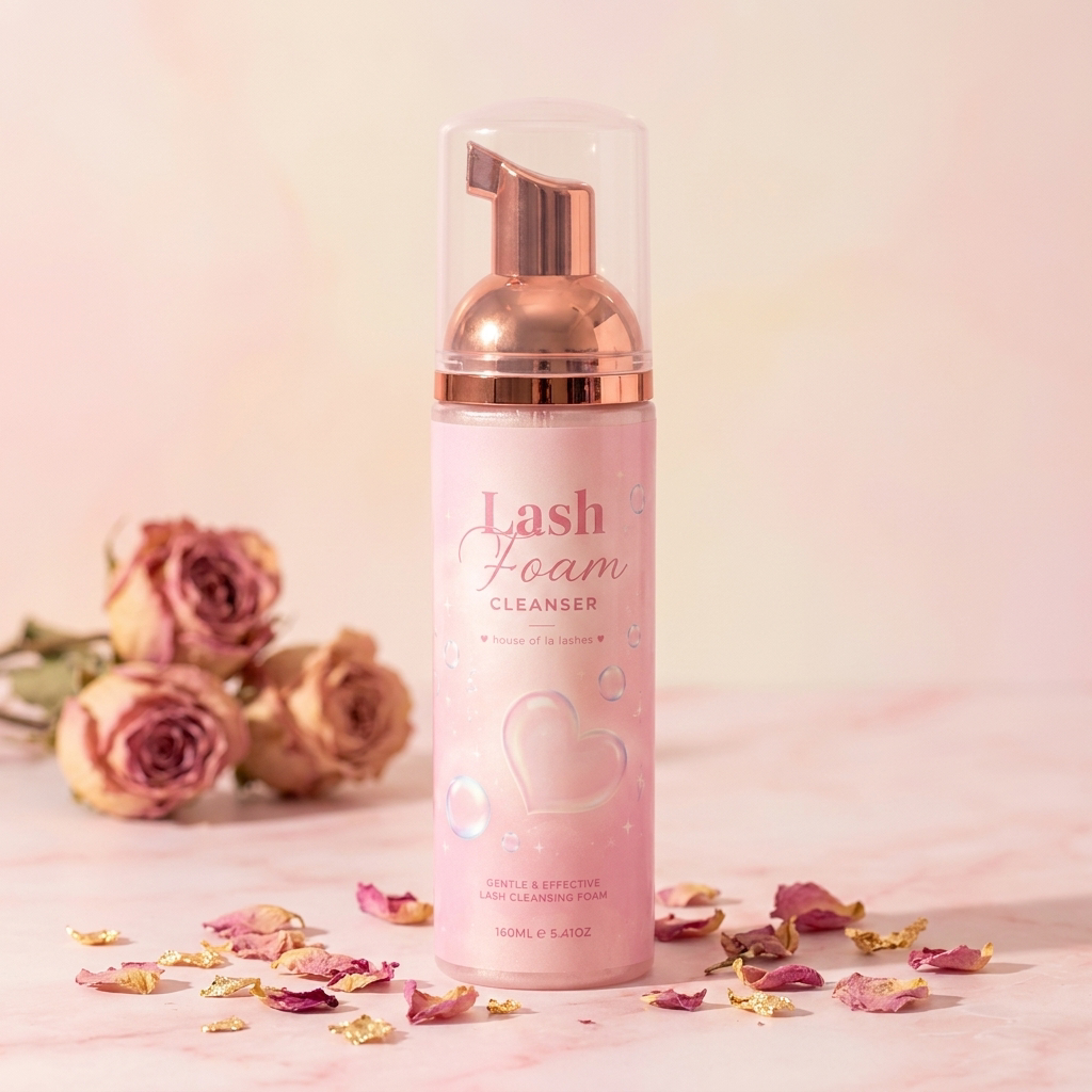 Lash bath foam