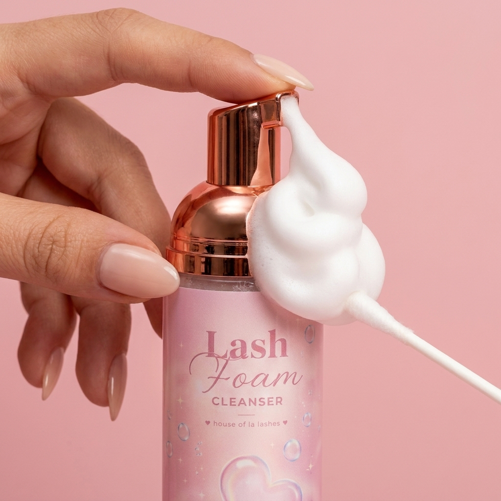 Lash bath foam